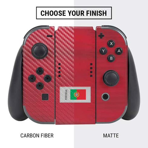 Portugal Soccer Flag Nintendo Switch Bundle Skin